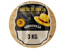 Manchego 5 maanden, stuk 3 kg