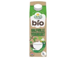Halfvolle yoghurt mild biologisch, pak 1 ltr