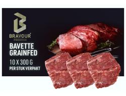 Bavette grainfed 300 gr per stuk, doos 10 stuks