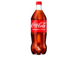 Cola regular 1 ltr per petfles, krimp 6 flessen.