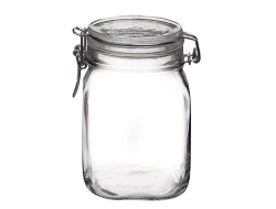 Weckpot fido 1 ltr Ø106x160 mm, doos 6 potten