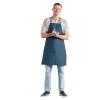 Chaud Devant Schort Bohemian met heupzak Blue W70 x L85 cm, per stuk