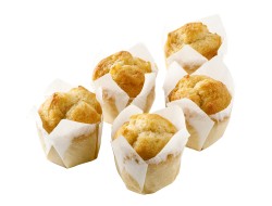 Mini muffin appel-kaneel, 30 gr per stuk, doos 72 stuks