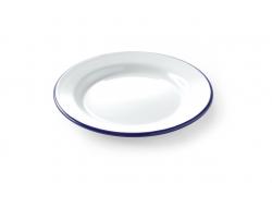 Bord plat emaille Ø 200 mm, per stuk