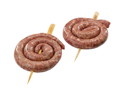 Wild chipolata rol rauw, bak 100 gr