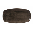 Churchill Oblong bord Stonecast Patina Iron Black 298 x 153 mm, doos 12 stuks
