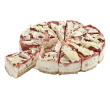 Dero Foods Aardbei en witte chocolade cheesecake, doos 1,2 kg