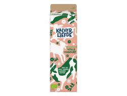 Volle yoghurt biologisch, pak 1 ltr