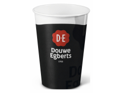 Beker zwart 180 ml 100 stuks per rol, doos 20 rollen.