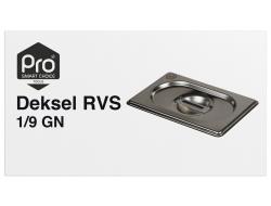 Deksel RVS 1/9 GN, per stuk