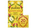Pukka Thee turmeric active biologisch 20 stuks in doosje, doos 4 doosjes.