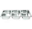 Kitchenline Bak RVS 1/3 GN 4 ltr 10 cm, per stuk