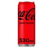 Coca-Cola Cola zero sugar 33 cl per blik, tray 24 blikjes.