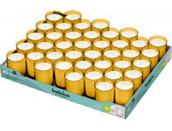 Clear cups Amber 16 branduren, tray 40 stuks