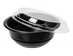 Afhaal kom zwart set 15x6 cm HD-550 ml, set 50  stuks