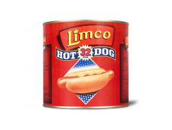 Hotdogworst 50 gr per stuk, blik 32 stuks