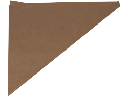 Puntzak K17 eco bruin papier FSC, doos 5 kg