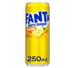 Fanta Lemon zero sugar krimp 4 blikken à 25 cl, tray 6 krimpen.