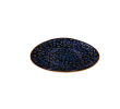 Q Authentic Bord Jersey blauw 27 cm, doos 6 stuks