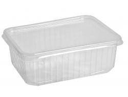 Kilobak + deksel transparant 1 kg, krimp 25 stuks