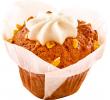 Baker & Baker Carrot cake muffin 12 x 115 gr per tray, doos 3 tray