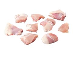 Handgesneden kippendijpoulet scharrelkip BLK 1 ster, zak 1 kg