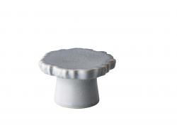 Flat dish tall grey smoke 12 x 7 cm, doos 6 stuks