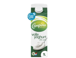 Volle yoghurt, pak 1 ltr