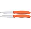 Victorinox Schilmes glad oranje 80 mm, doos 2 stuks