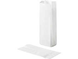 Snackzak nr. 11 blanco wit papier 1600 stuks FSC, doos 10 kg