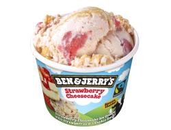 Strawberry cheesecake 100 ml per bakje, doos 12 bakjes.