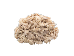 Pulled chicken naturel kant en klaar, portie 1 kg