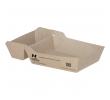 Notpla Snackbakjes A20 (A14+1), karton 16,5 x 8,5 x 3,5 cm bruin FSC, doosje 80 stuks
