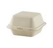 Natureko Hamburgerbox wit 120 x 120 x 68 mm 50 stuks per krimp, doos 10 krimp