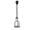 Hendi Warmhoudlamp zilver, stuk 1 stuk