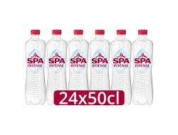 Koolzuurhoudend mineraalwater Intense 50 cl per petfles, tray 24 fl