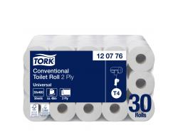 Toiletpapier universal 2-laags FSC T4 400 vellen per rol, zak 30 rollen
