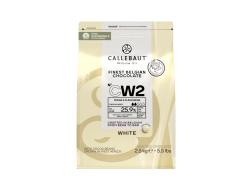 Witte chocolade callets 25,9% cacaoboter, zak 2,5 kg