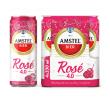 Amstel Rosébier 4% 30 cl per blik, tray 12 blikken.