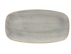 Oblong bord Stonecast Peppercorn Grey 355 x 189 mm, doos 6 stuks