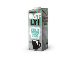 Haverdrank barista met kokosnootsmaak 1 ltr per pak, doos 6 pakken