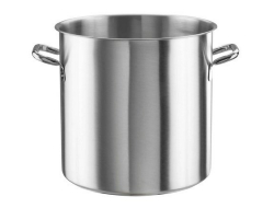 Hoge kookpan RVS 36,5 ltr 36x36 cm, per stuk
