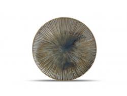 Bord plat hoogtealo Ø 25,5 x hoogte 3 cm forest, doos 4 stuks