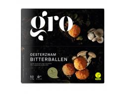 Oesterzwam bitterbal vegan frituur 30 gr per stuk, doos 50 stuks