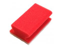 Reinigingsspons rood, doos 10 stuks