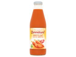 Wortelsap biologisch, fles 75 cl