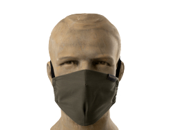 Herbruikbaar mondmasker groen, zak 5 stuks