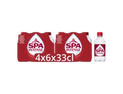 Koolzuurhoudend mineraalwater inténse 6 petflessen à 33cl per krimp, tray 24 fl.