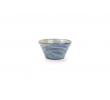 F2D Kom conisch blue Ø 13 x hoogte 6,5 cm blauw, doos 4 stuks