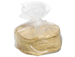 Tortilla's maismeel 15 cm 15,4 gr per stuk, zak 60 stuks